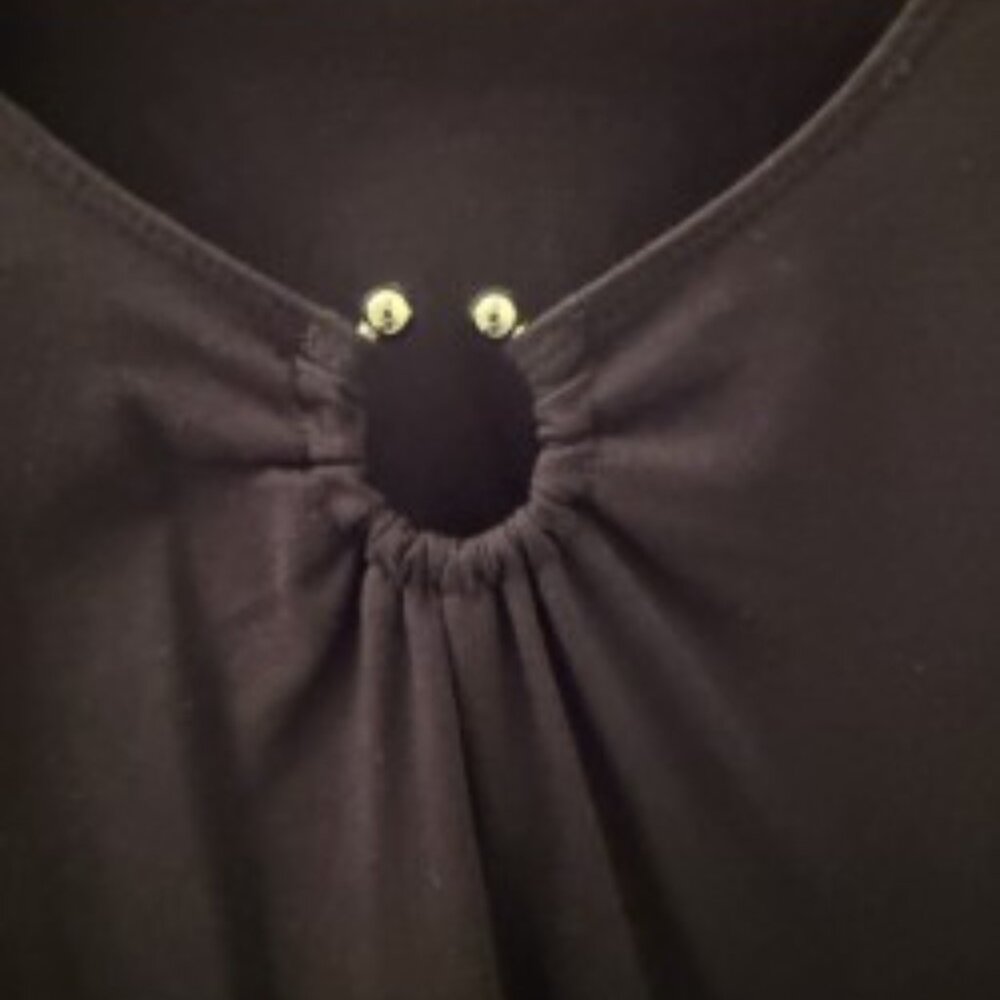 Woman's Top with Decorative Rouching - Picture 2 of 5